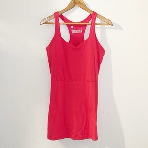All in motion hot pink tank top active dress with built in shorts